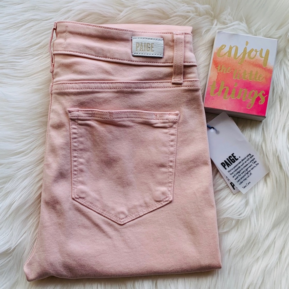 PAIGE Verdugo Crop Raw Hem Jeans - Picture 2 of 8